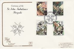 1987-06-16 St John Ambulance Stamps London EC1 FDC (79469)