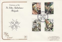 1987-06-16 St John Ambulance Stamps London EC1 FDC (79470)