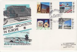 1987-05-12 Architects in Europe London W1 FDC (79480)