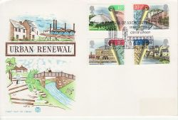 1984-04-10 Urban Renewal Stamps London EC2 FDC (79491)