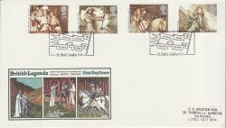 1985-09-03 Arthurian Legend Stamps London EC4 FDC (79503)