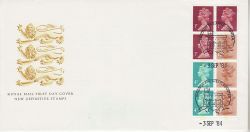 1984-09-03 Definitive Booklet Stamps Windsor FDC (79581)