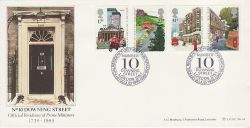 1985-07-30 Royal Mail 350th 10 Downing Street FDC (79597)
