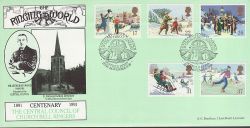 1990-11-13 Christmas Stamps Duffield Official FDC (79599)