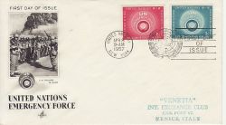 1957-04-08 United Nations Emergency Force FDC (79654)