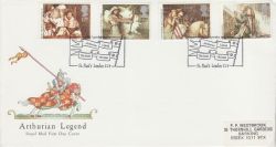1985-09-03 Arthurian Legend Stamps London EC4 FDC (79682)