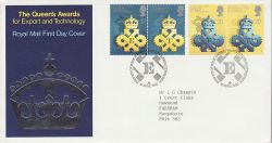 1990-04-10 Queen Award Stamps Bureau FDC (79709)