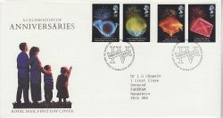 1989-04-11 Anniversaries Stamps Bureau FDC (79715)