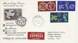 1961-09-18 CEPT Europa Stamps Regent St Cds FDC (79795)