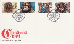 1974-11-27 Christmas Stamps Bethlehem FDC (79828)