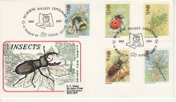 1985-03-12 Insects Stamps Selborne Soc Alton FDC (79868)