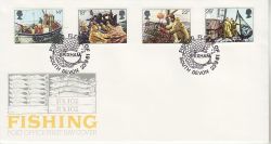 1981-09-23 Fishing Industry Stamps Brixham FDC (79910)