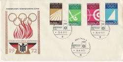 1969 Germany Olympic Games Stamps Used 1972 (79912)