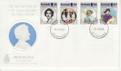 1985-06-07 Bermuda Queen Mother Stamps FDC (79925)