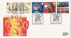 1992-04-07 Europa Stamps Greenwich SE10 FDC (79962)