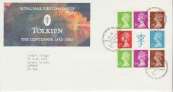 1992-10-27 Tolkien Bklt Stamps Bureau FDC (79964)