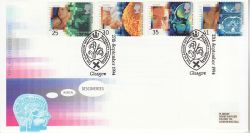 1994-09-27 Medical Discoveries Stamps Glasgow FDC (79972)