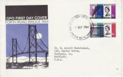 1964-09-04 Forth Road Bridge Stamps Bureau EC1 FDC (80006)