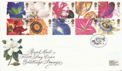1997-01-06 Greetings Flower Stamps Kew FDC (80029)