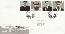 2003-06-17 Prince William Stamps Cardiff FDC (80061)