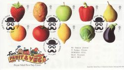 2003-03-25 Fruit and Veg Stamps Pear Tree FDC (80081)