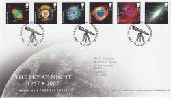 2007-02-13 The Sky At Night Star Glenrothes FDC (80194)
