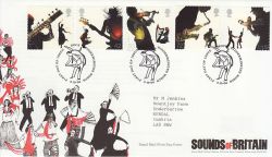 2006-10-03 Sounds of Britain Stamps Rock FDC (80215)