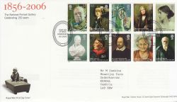 2006-07-18 National Portrait Gallery London WC2 FDC (80217)