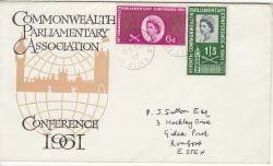 1961-09-25 Parliamentary Conference Stamps cds FDC (80234)