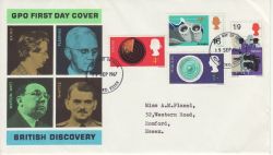 1967-09-19 British Discoveries Stamps Romford FDC (80239)