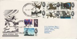 1965-09-13 Battle of Britain Stamps London EC FDC (80253)