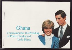1981 Ghana Royal Wedding Imperforate Booklet (80493)
