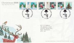 2006-11-07 Christmas Stamps T/House FDC (80550)