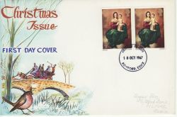 1967-10-18 Christmas Stamps Romford FDC (80620)