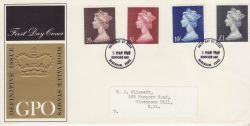 1969-03-05 High Value Definitive Stamps Romford FDC (80673)