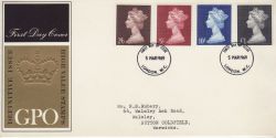 1969-03-05 High Value Definitive Stamps London FDC (80674)