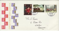 1967-07-10 British Painters Stamps Brighton FDC (80690)