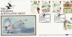1993-01-19 Swans Stamps Slimbridge FDC (80742)