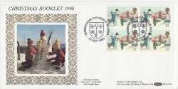 1990-11-13 Christmas Booklet Stamps Birmingham FDC (80753)
