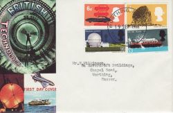 1966-09-19 Technology Stamps Worthing FDC (80801)