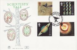 1999-08-03 Scientists Tale Stamps Jodrell Bank FDC (80857)