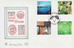 2000-06-06 People and Place Stamps Brighton FDC (80861)