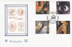 2000-12-05 Sound and Vision Stamps London FDC (80867)