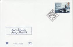 2001-04-17 Submarine Booklet Stamp Gosport FDC (80871)