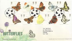 2013-07-11 Butterflies Stamps Wareham FDC (80947)
