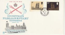 1973-09-12 Parliamentary Conference RAF STN cds FDC (80954)