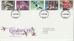 1983-11-16 Christmas Stamps Chester FDC (81006)