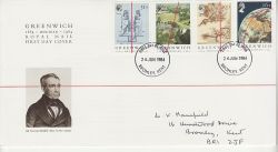 1984-06-26 Greenwich Meridian Stamps Bromley FDC (81012)