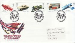 2003-09-18 Transports of Delight Stamps Duxford FDC (81045)