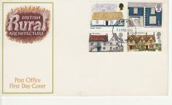 1970-02-11 Rural Architecture Stamps Hounslow FDC (81070)